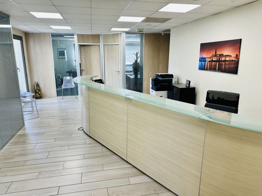 La banque d'accueil du cabinet